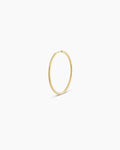 14K Gold Classic Single Hoop