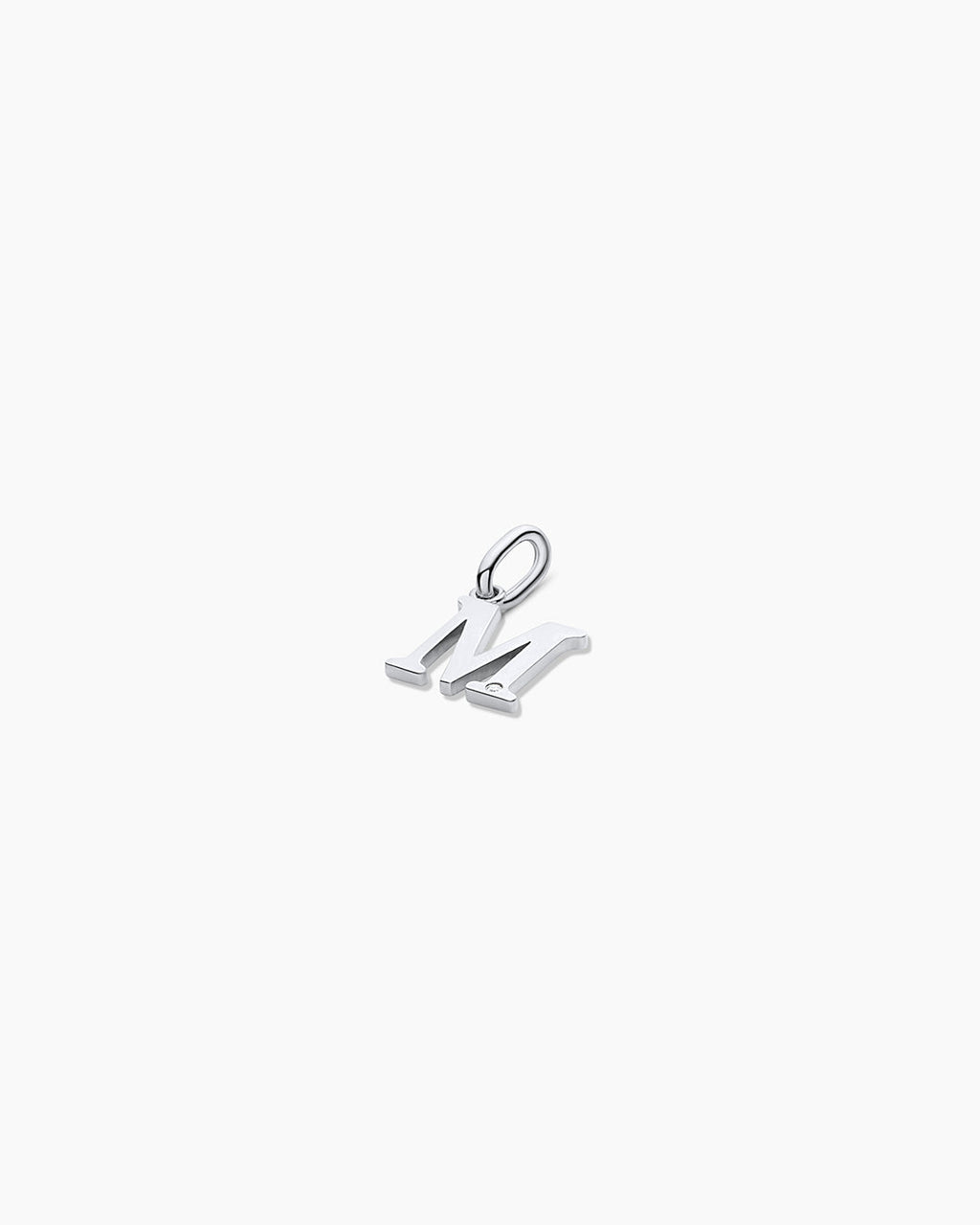 14K Diamond Vintage Alphabet Charm