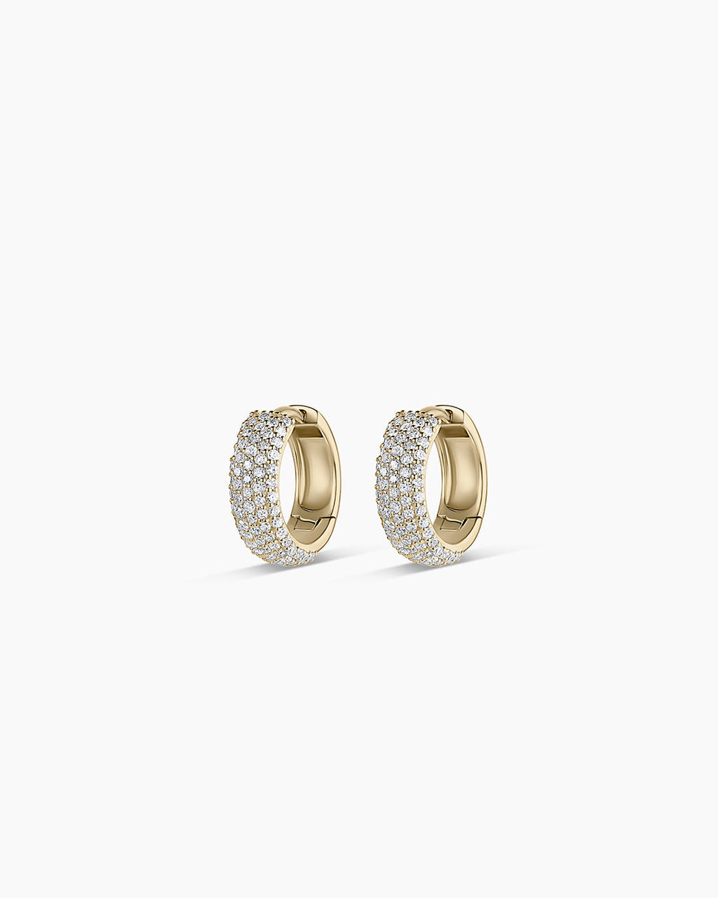 14K Diamond Paseo Statement Huggies