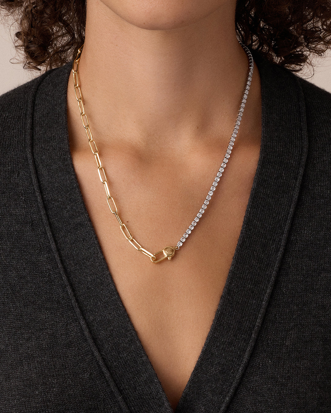 Florence Tennis Chain Necklace