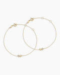 14K Diamond Bond Butterfly Bracelet
