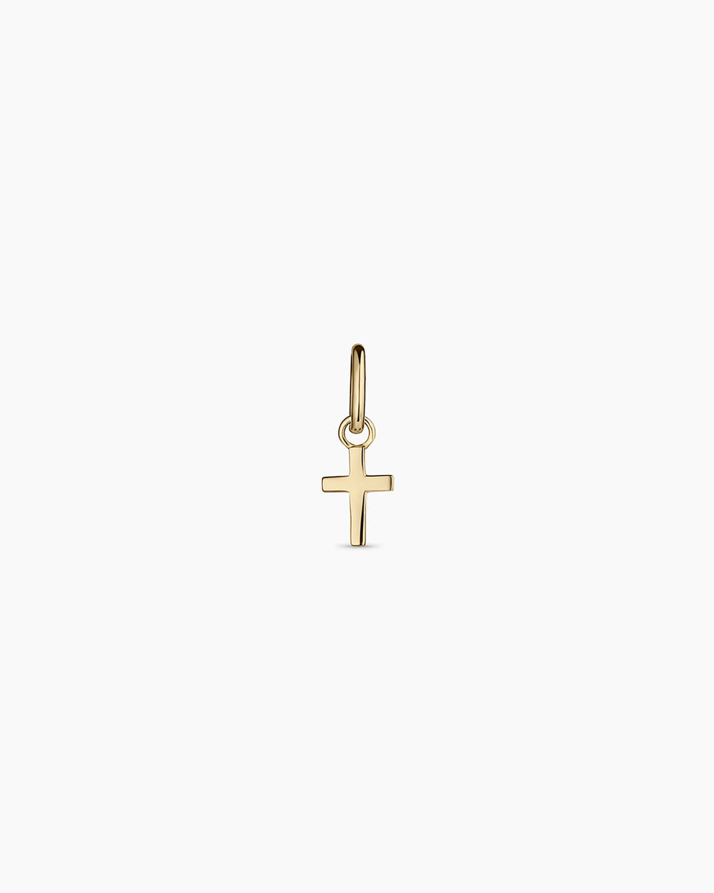 14K Gold Cross Charm