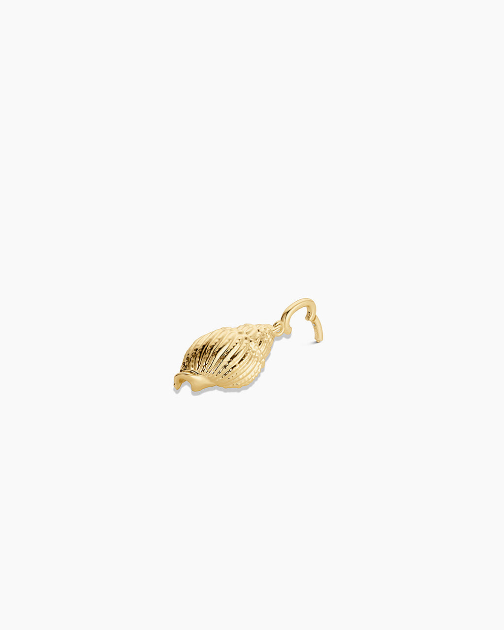 Gold Tulip Shell Parker Charm