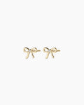 14K Diamond Put a Bow on it Studs