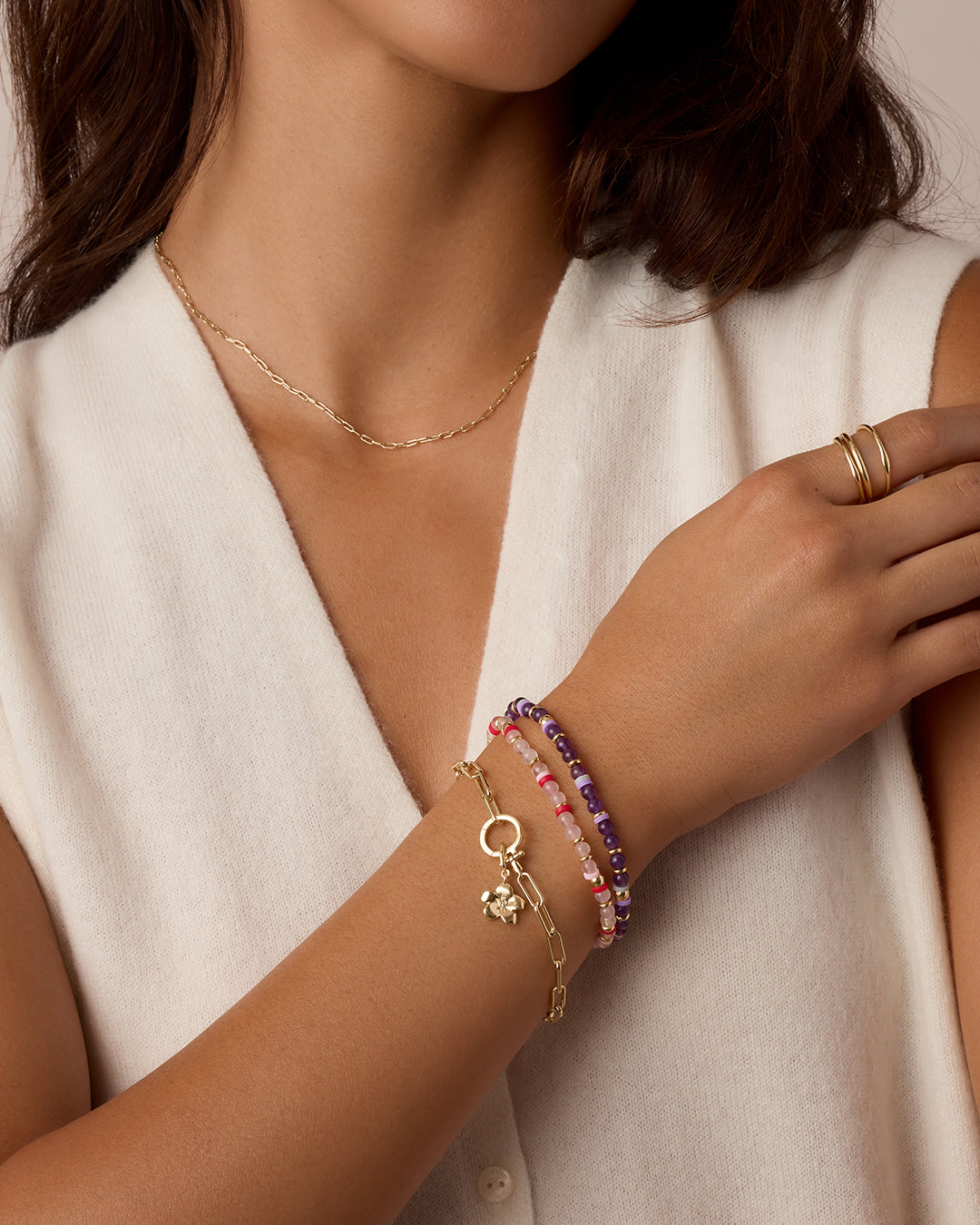 Forget Me Not Parker Charm