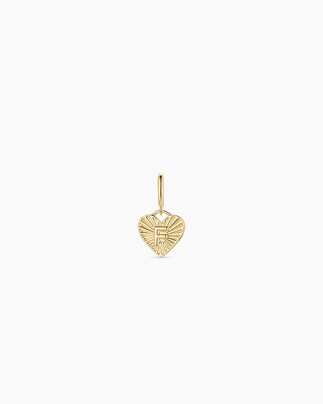 Vintage Heart Alphabet Parker Charm