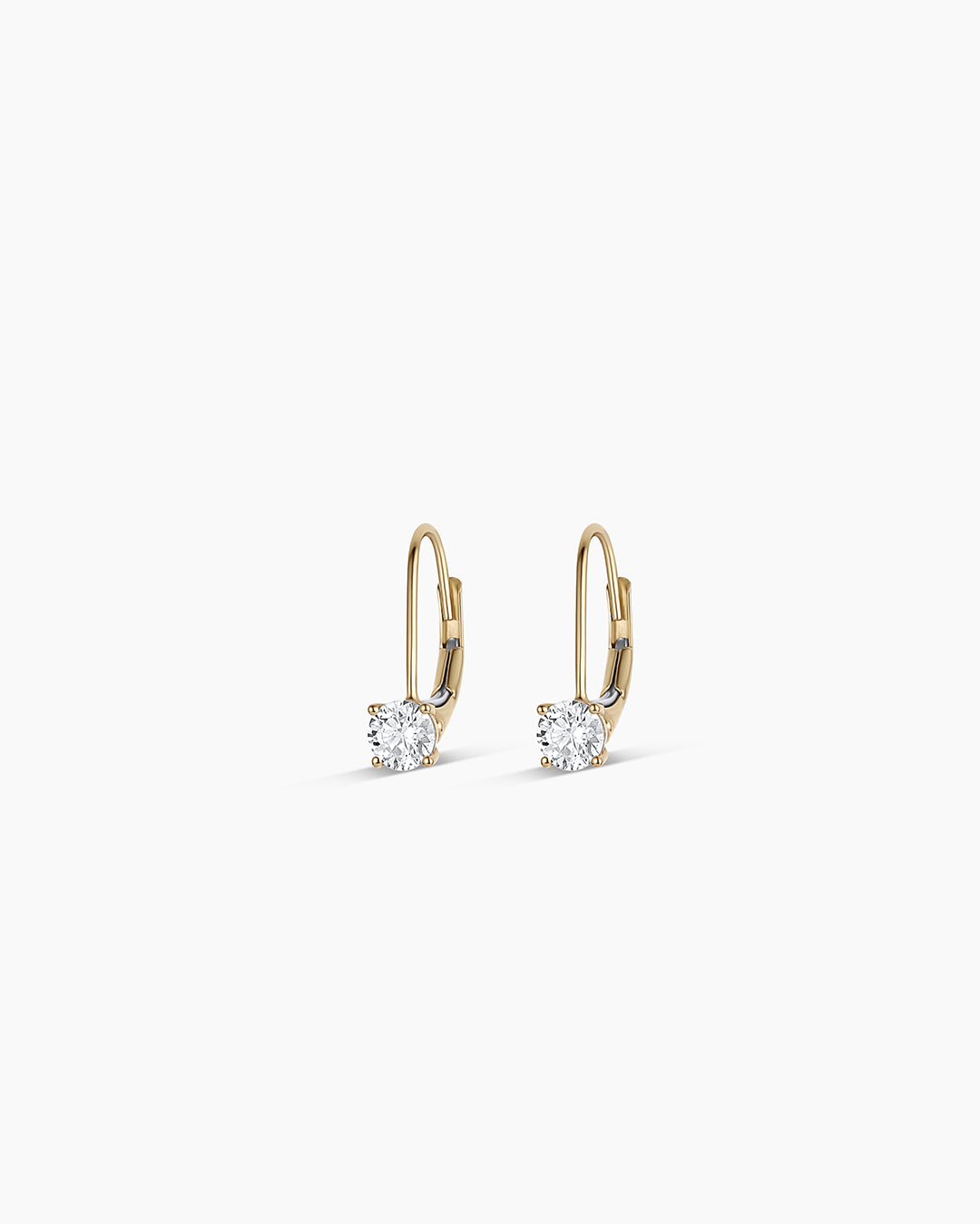 14K Lab Grown Diamond Mercer Drop Earrings