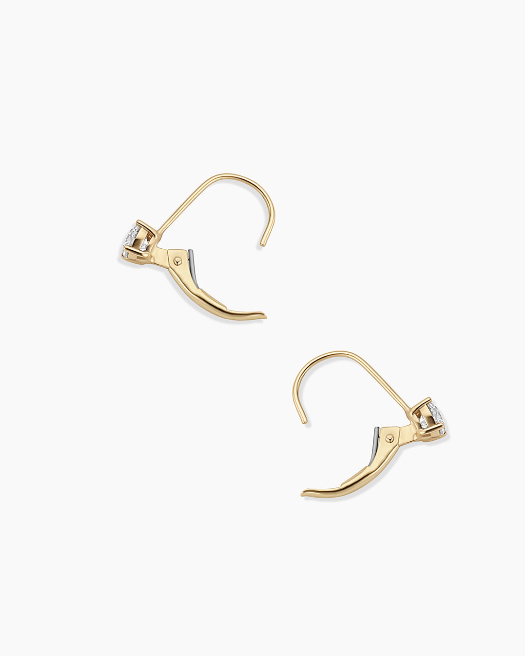 14K Lab Grown Diamond Mercer Drop Earrings