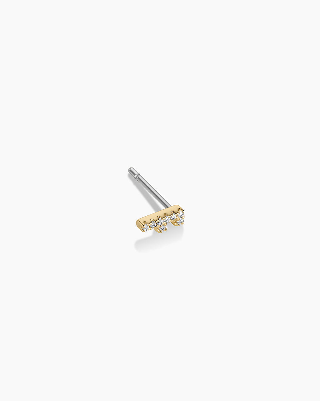 Wilder Shimmer Alphabet Single Stud