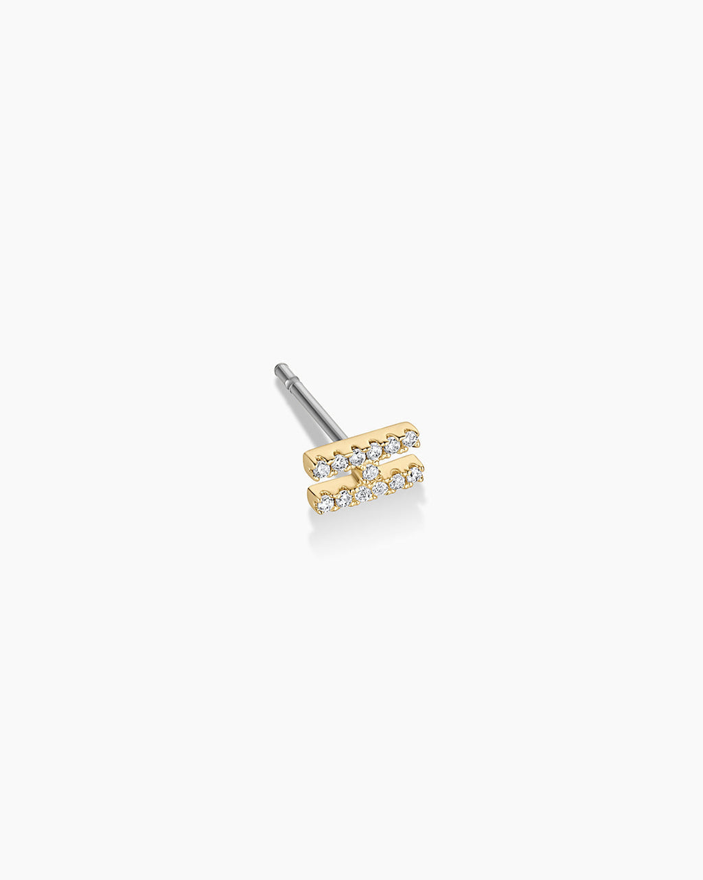 Wilder Shimmer Alphabet Single Stud