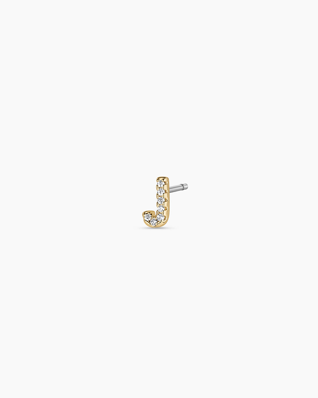 Wilder Shimmer Alphabet Single Stud