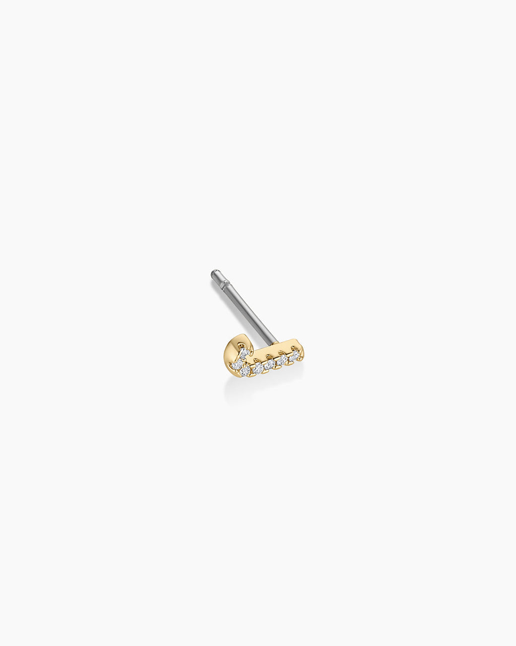 Wilder Shimmer Alphabet Single Stud