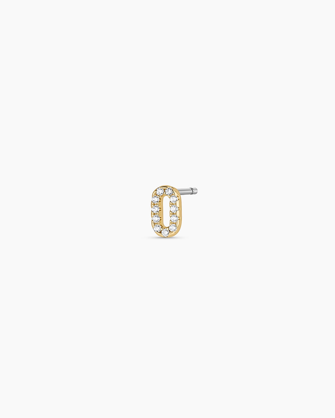 Wilder Shimmer Alphabet Single Stud