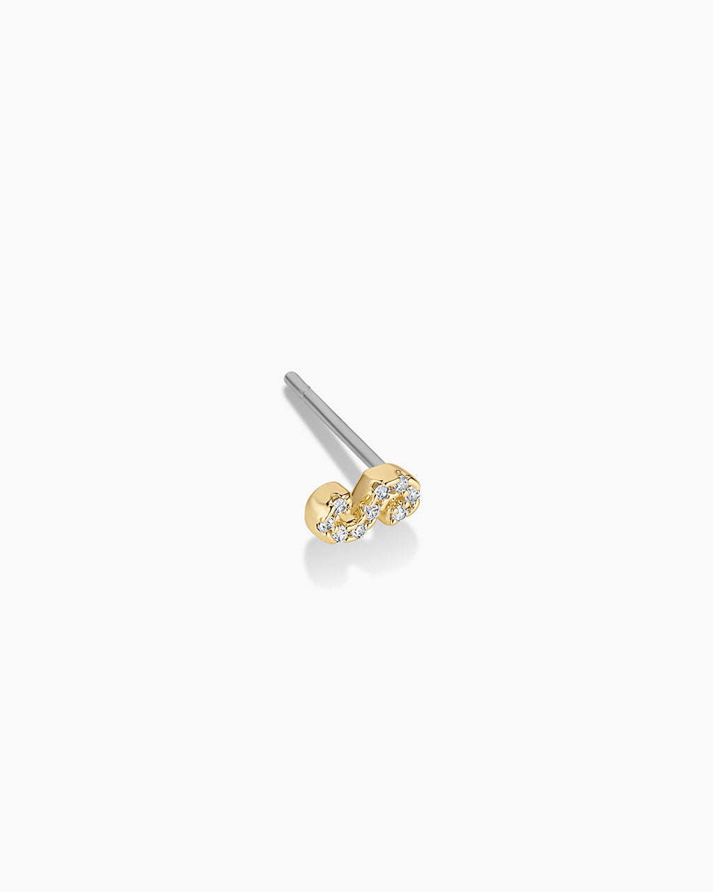 Wilder Shimmer Alphabet Single Stud