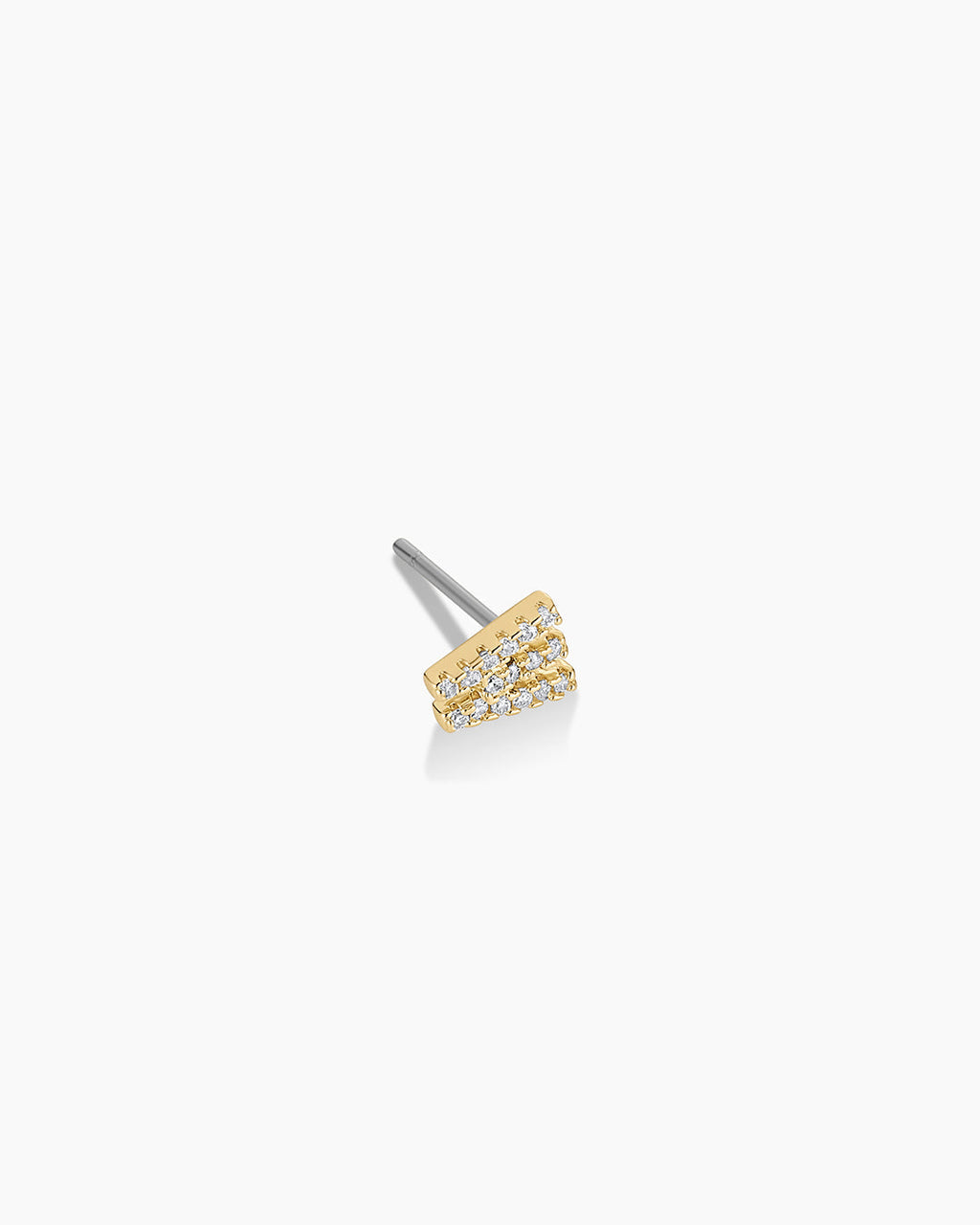 Wilder Shimmer Alphabet Single Stud