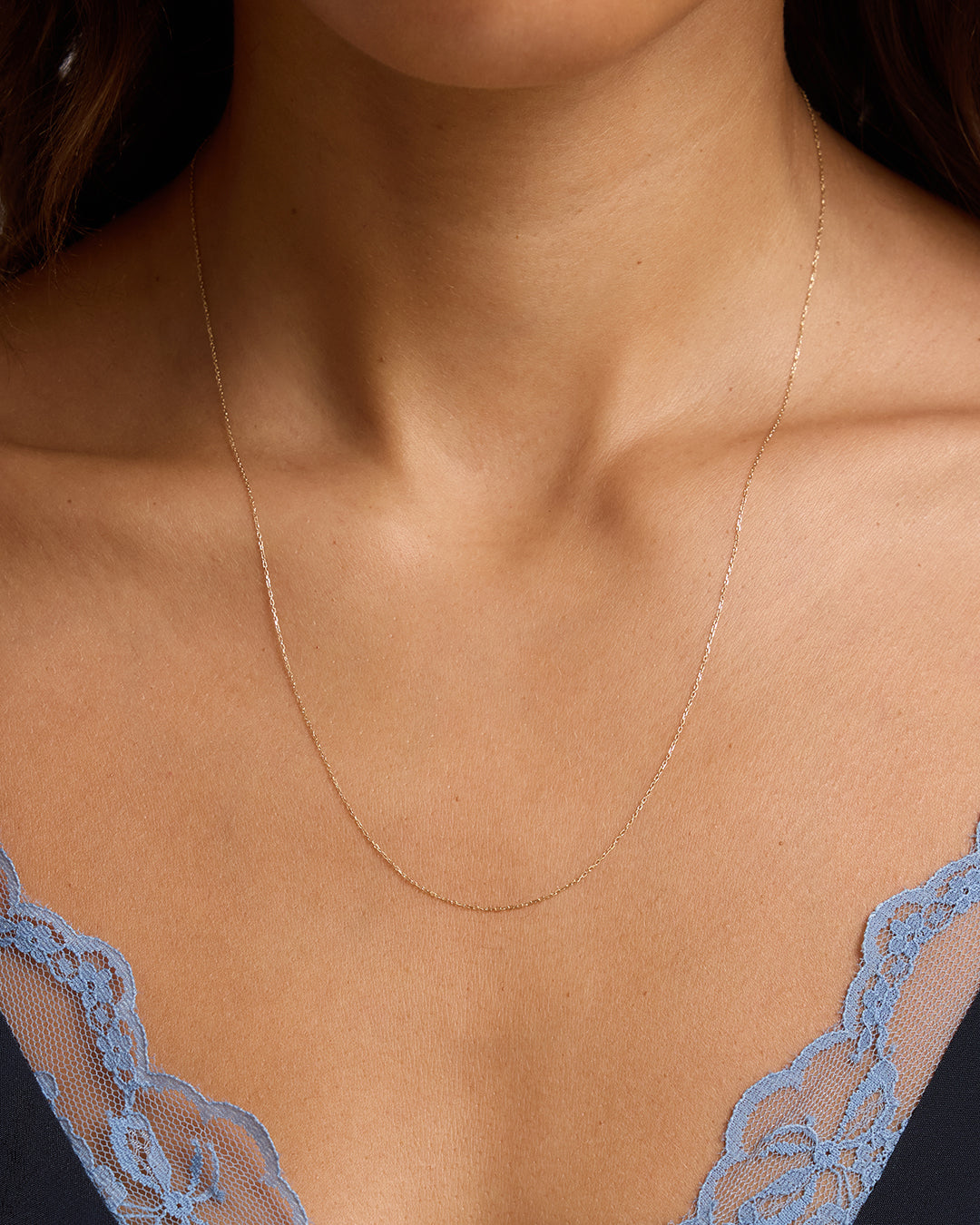 14K Gold Basic Chain