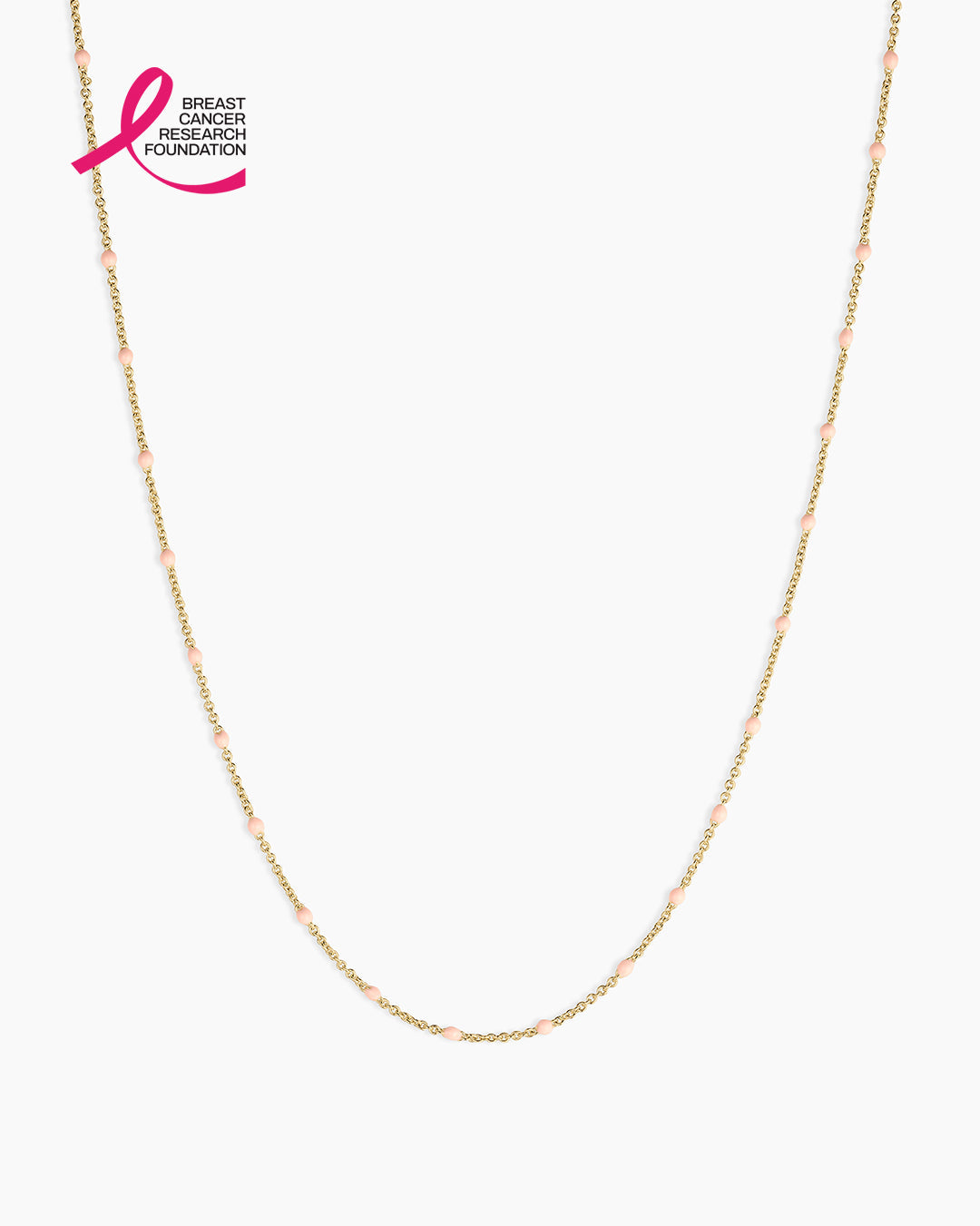 BCRF Heart Clasp Necklace