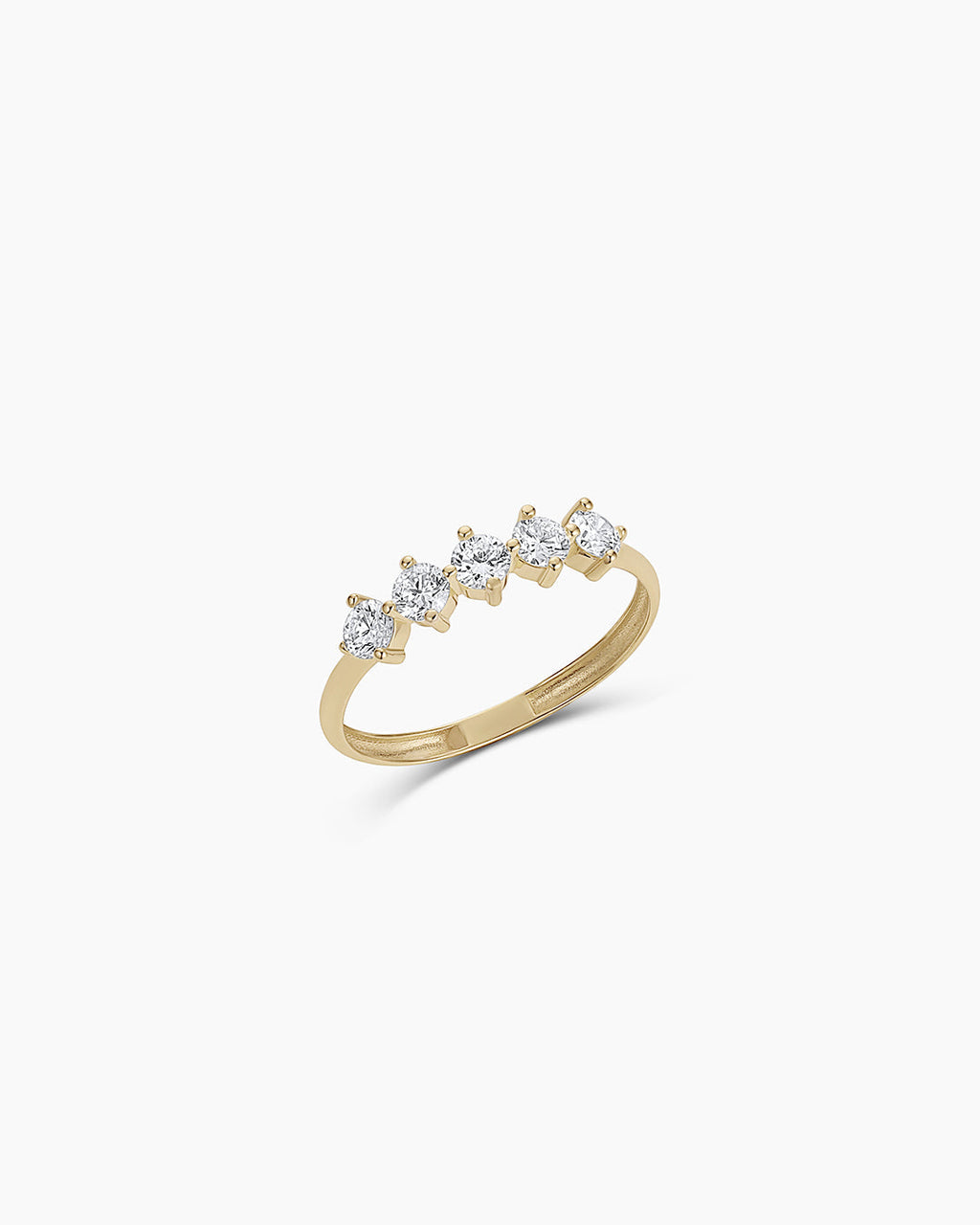 14K Lab Grown Diamond Mercer Row Ring