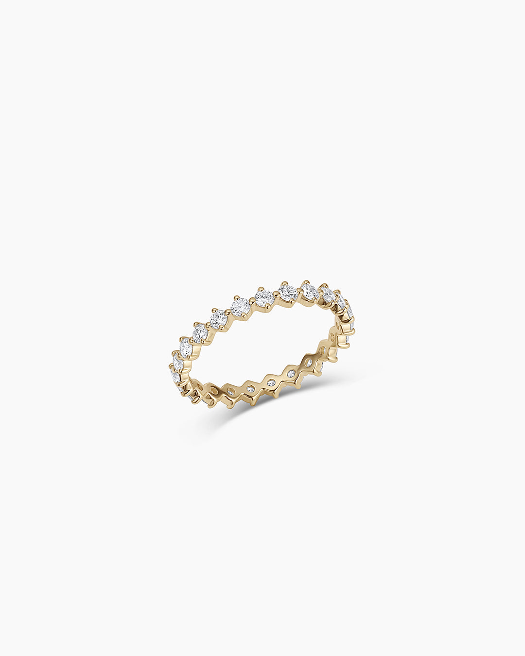 14K Lab Grown Diamond Mercer Eternity Ring 2mm