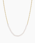 Finley Pearl Row Necklace