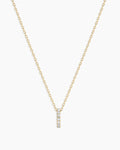 14K Diamond Pavé Halo Charm Necklace