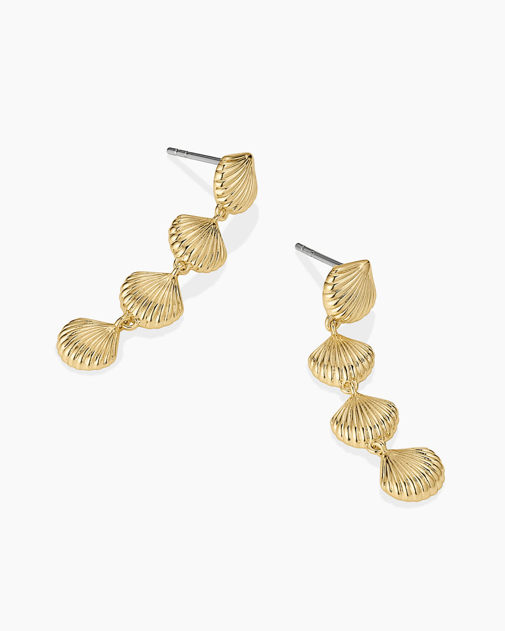 Scallop Mini Drop Earrings