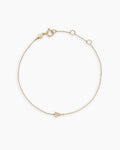 14K Gold Crew Alphabet Bracelet