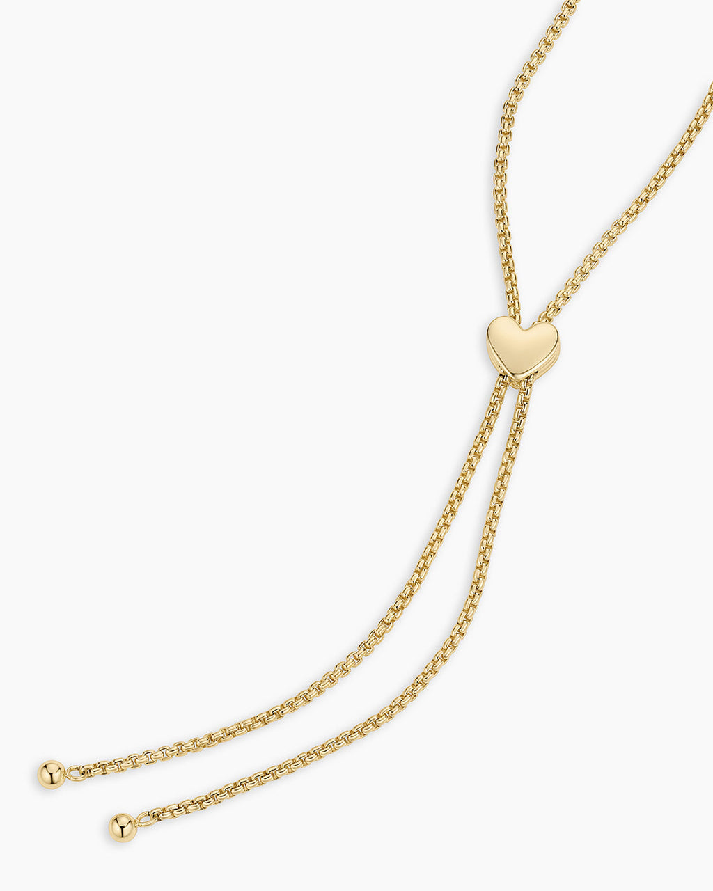 Bella Heart Bolo Necklace