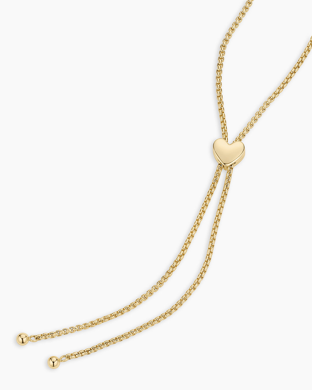 Bella Heart Bolo Necklace