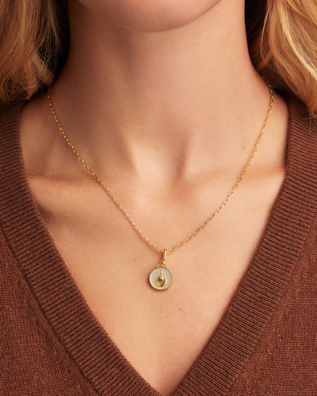 Vintage Zodiac Charm Necklace
