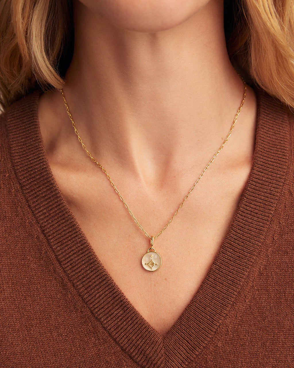 Vintage Zodiac Charm Necklace