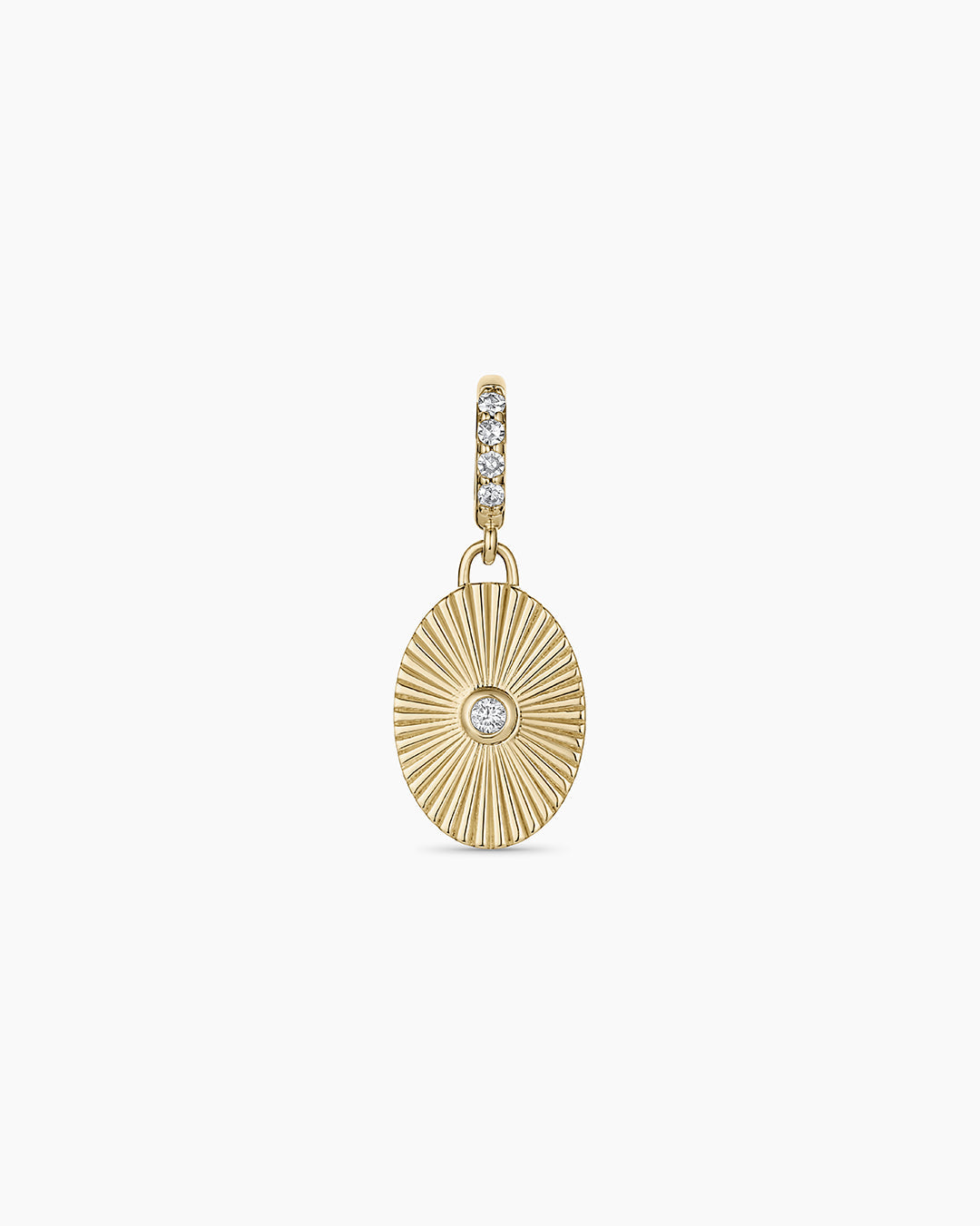 14K Diamond Golden Hour Charm
