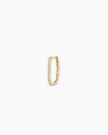 14K Diamond Parker Link Single Huggie